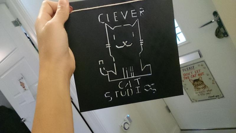 official clever cat sign