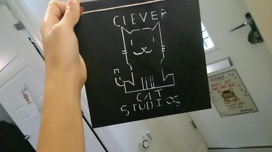 official clever cat sign