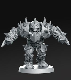 013 Orc Blocker Fantasy Football 32mm