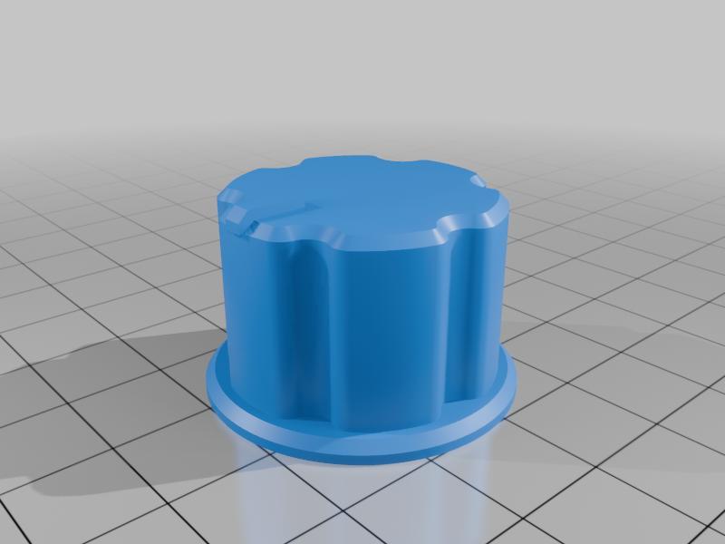 Temperature control knob