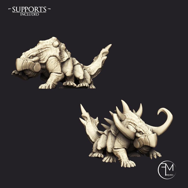 Giant Salamanders - 2 units  (AMAZONS! Kickstarter)