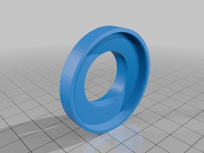T2 Female to 1.25" Male Thread (M28.5x0.6) Reducer for Newtonian Telescope Laser Collimator