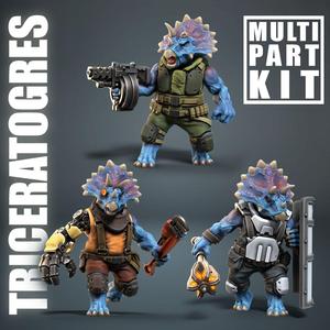 Triceratogres - Multipart Miniatures Set