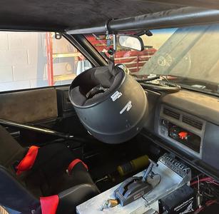 Helmet hook for rollcage