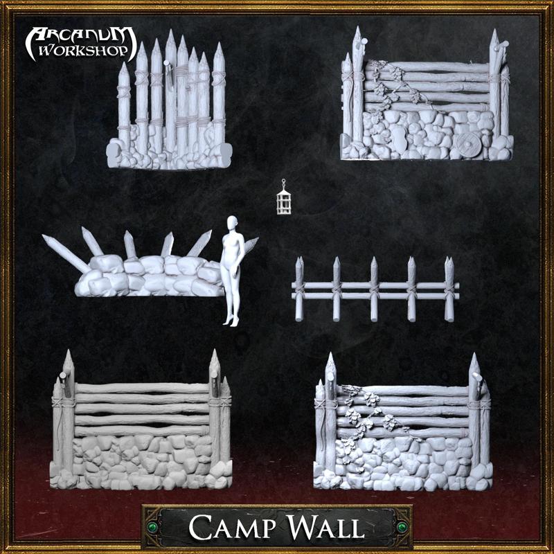 Exile Camp Wall Standard_UnSupported.stl