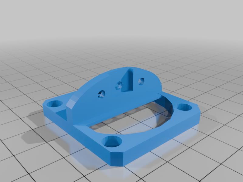 BLTouch 40mm fan mount with grill