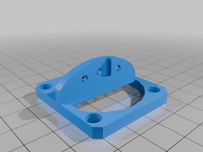 BLTouch 40mm fan mount with grill