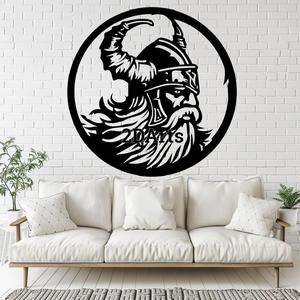 Viking 2D Wall Art/Window Art - Digital STL & SVG File for 3D Printing or Laser Cutting