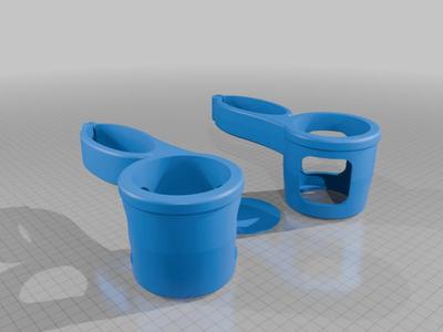 Riser mount cupholder for use with coolerworx console