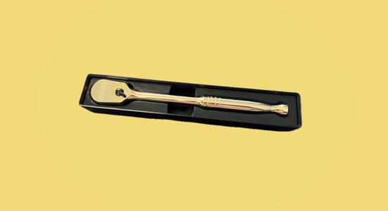 Gridfinity holder for ICON 3/8" Drive Professional Special Edition Gold Plated Ratchet