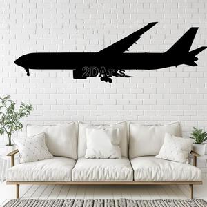 Boeing 2D Wall Art/Window Art STL & SVG File for 3D Printing and Laser Cutting