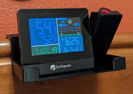 Projection Clock Headboard Holder