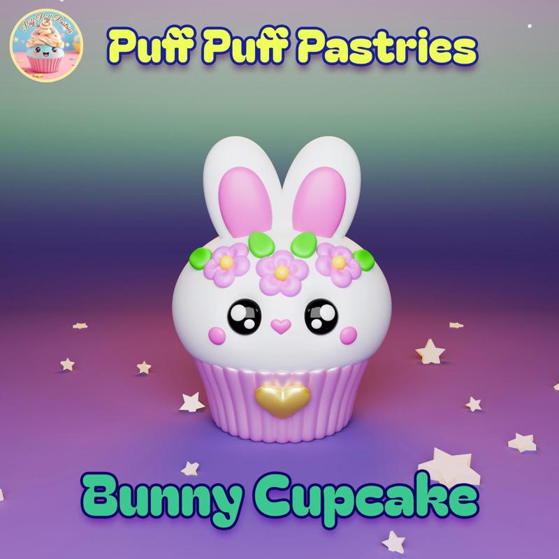 Kawaii Bunny Cupcake Chibi Rabbit