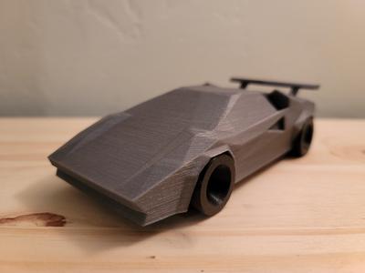 Low Poly Lamborghini Countach