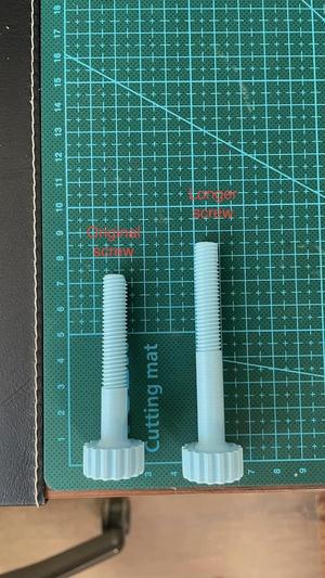 Longer screw for Xiaomi scooter phone holder