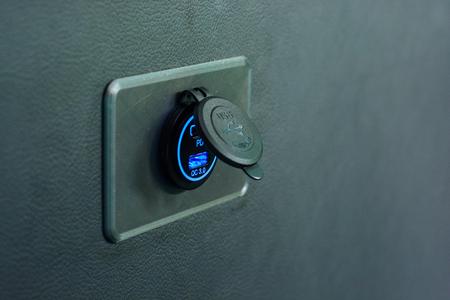 VW-Bus coverplate / charger holder