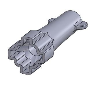 Toilet seat nut - key