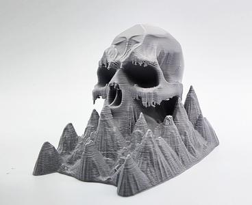 Frozen Skull Mountain Miniature