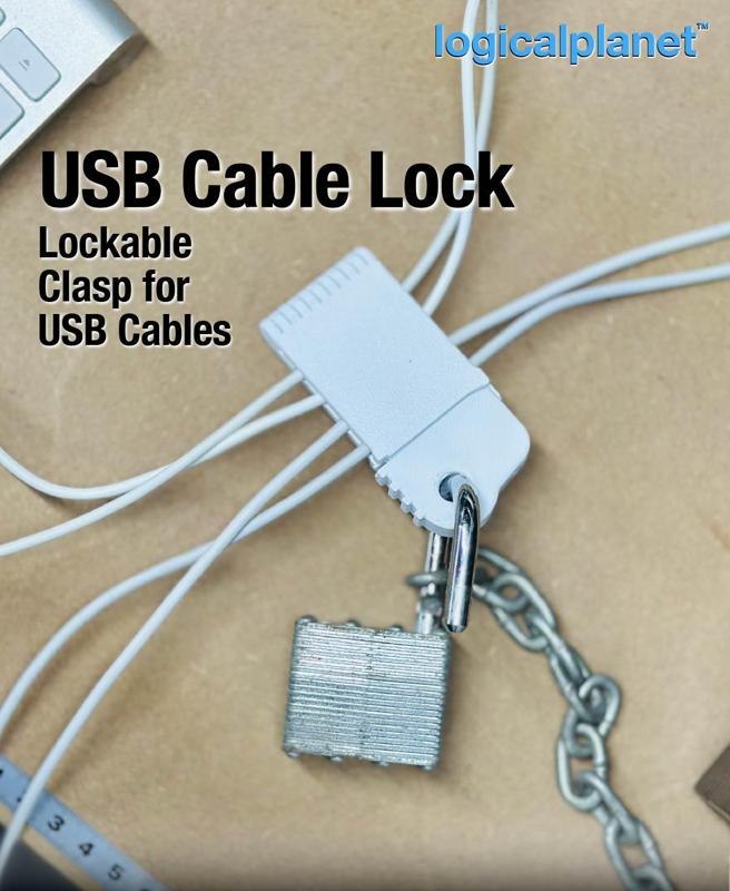 Lockable USB Cord Clasp