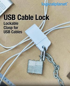 Lockable USB Cord Clasp