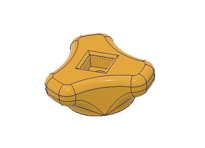 Nut knobs M6 for DIN557
