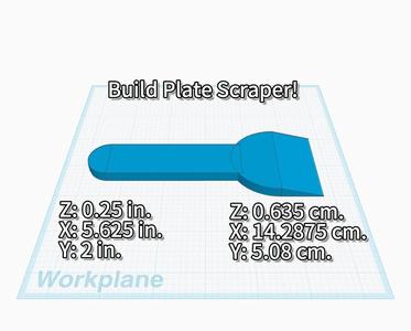 build plate scraper