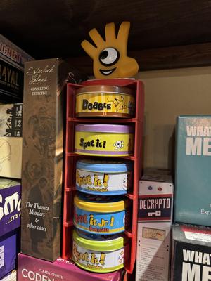 Spot it/Dobble shelf