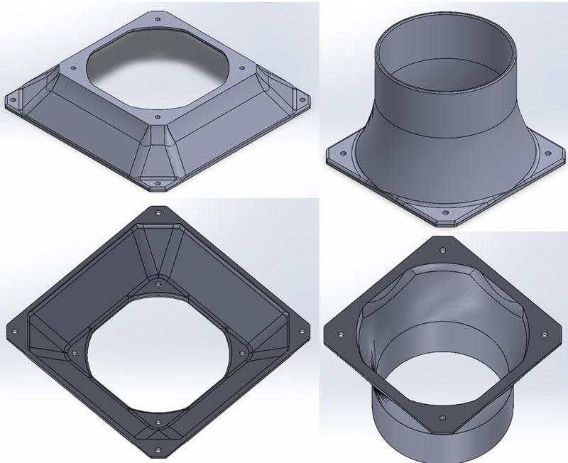 Absaugung für 3D-Drucker, Laser, etc