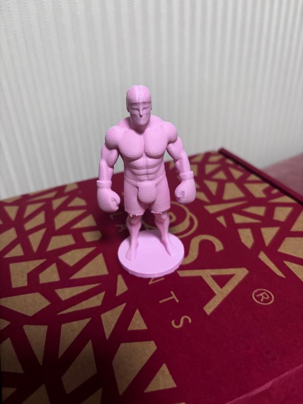 Boxer man figurine