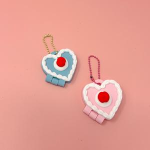 Cake Heart Locket Keychain - Fits Photos & Messages, Print in Place,  AMS and non-AMS printers