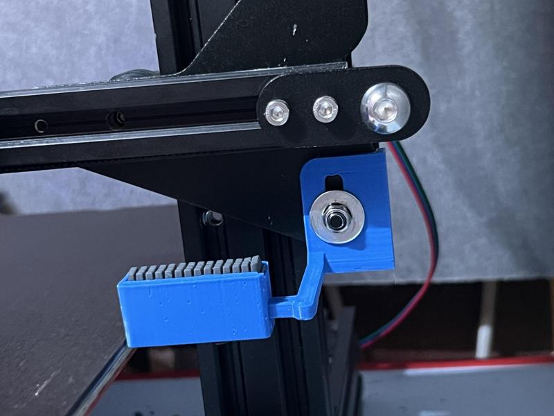 Ender 3 silicone brush nozzle wiper