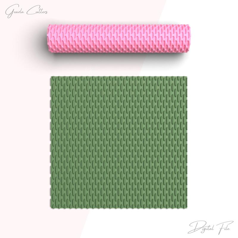 Metal Grid Texture Roller For Polymer Clay, Grill Clay Texture Rolling Pin, Clay Tool, No: 1437