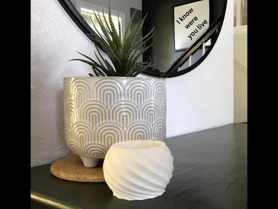 Mini Spiral Plant Pot