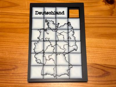 4x6 Sliding Puzzle – Map of Germany