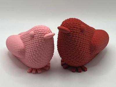 Cute Knitted Bird