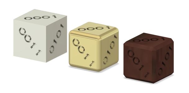 Binary D6 Trio – A Digital Twist on Classic Gaming