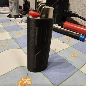 Hülle für Bic-Feuerzeuge mit dem Dacia Link Logo