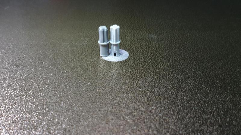 Axel pin without friction
