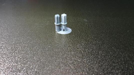 Axel pin without friction