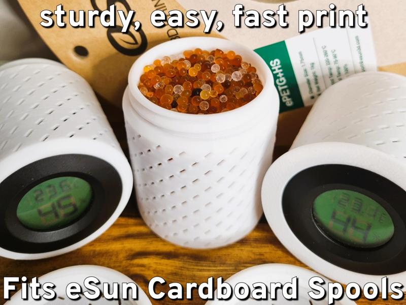 eSUN spool silica gel bin, sturdy easy print