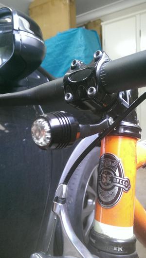 Mount for bike light