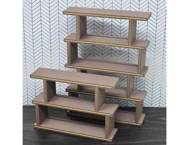 Miniature Modern Decorative Bookcase Set