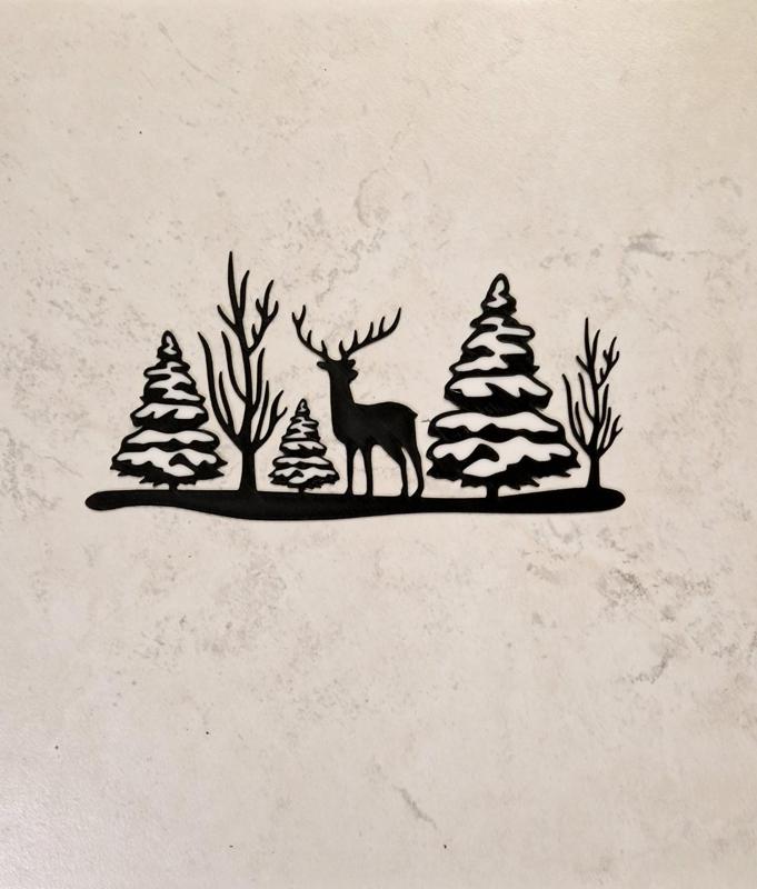 Deer Christmas Wall Hanger