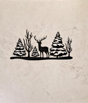 Deer Christmas Wall Hanger