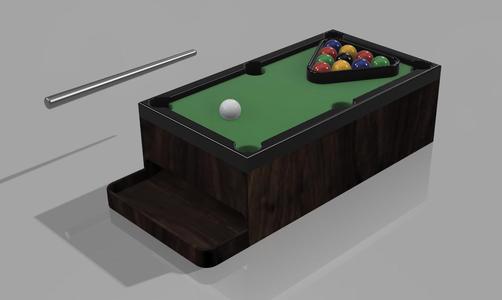 Printable mini pool game! Print in place!