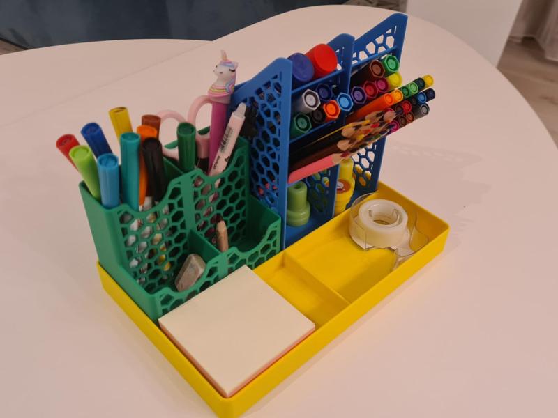 Modular Pencil Holder with Tray