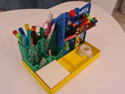 Modular Pencil Holder with Tray