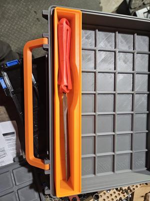 Gridfinity 1x7x6 Husqvarna Chainsaw File Holder