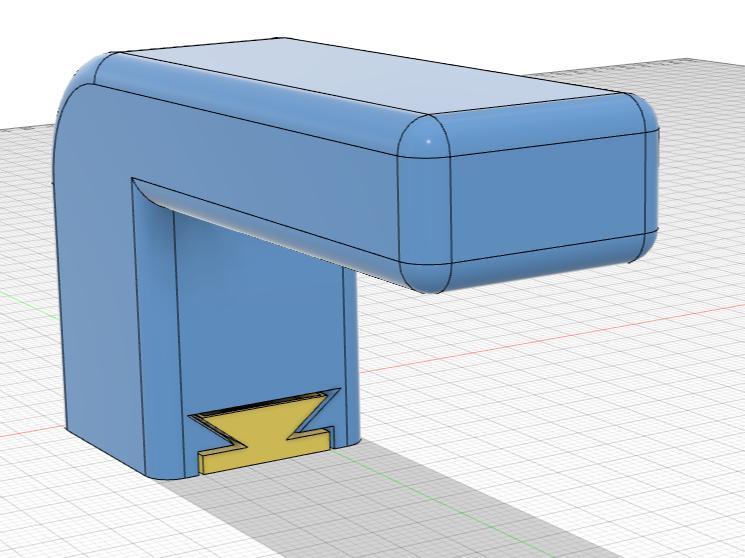 Handle with dovetail joint
