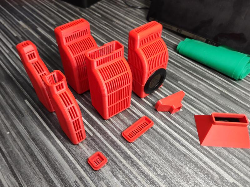 Extra Dryer Boxes for BambuLab AMS (Jail Style)